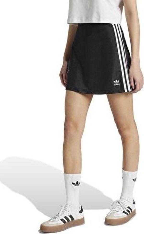 adidas 3S Mini Skirt Kadın Günlük Etek JD0281 Siyah - Image 1