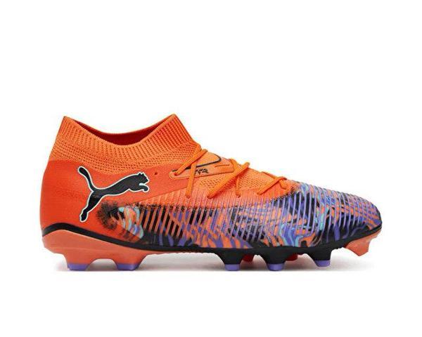 Puma Future 8 Match Crea Fg/Ag Erkek Çim Zemin Kramponu 10843101 Turuncu - Image 1