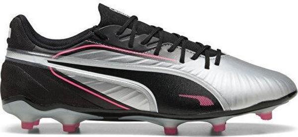 Puma King Match Fg/Ag Erkek Çim Zemin Kramponu 10831502 Gri - Image 1