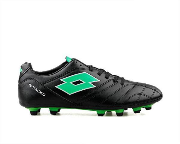 Lotto Stadio Fg 2Pr Siyah/Yeşil Erkek Çim Zemin Kramponu 101192650 Siyah - Image 1