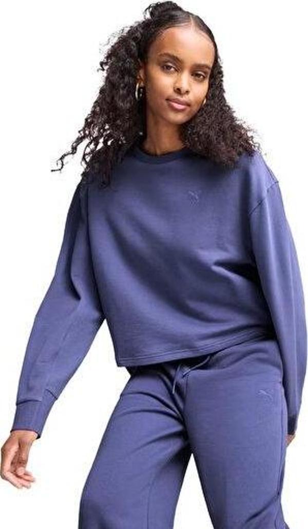 Puma Her Relaxed Crew Kadın Günlük Sweatshirts 68505846 Mor - Image 1