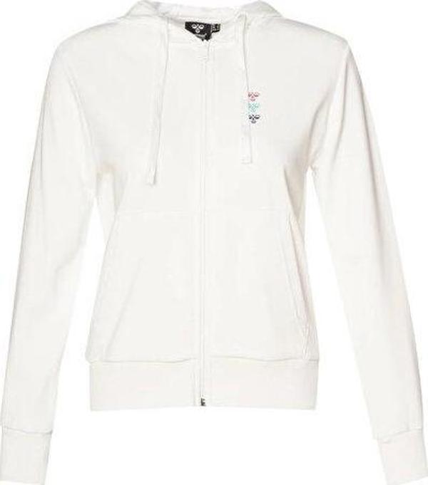 Hummel Dora Zip Hoodie Kadın Günlük Ceket 922165-9003 Beyaz - Image 1