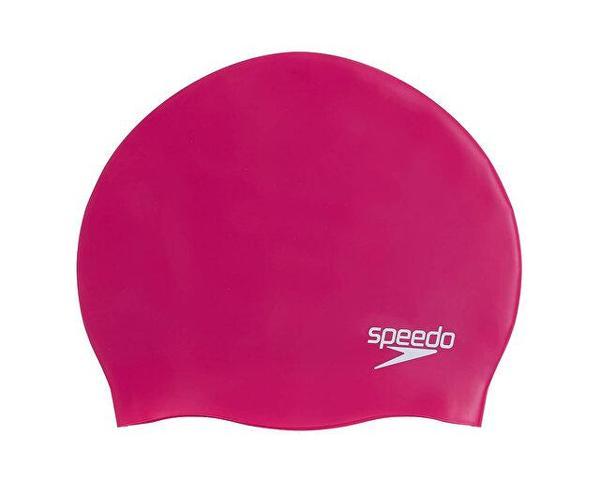 Speedo Moulded Silc Cap Silikon Yüzücü Bonesi 8-70984B495 Pembe - Image 1