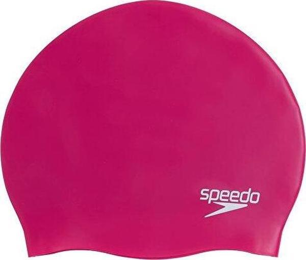 Speedo Moulded Silc Cap Silikon Yüzücü Bonesi 8-70984B495 Pembe - Image 1