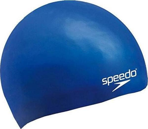Speedo Junior Silicon Swim Cap Çocuk Silikon Yüzücü Bonesi 8-709900002 Mavi - Image 1