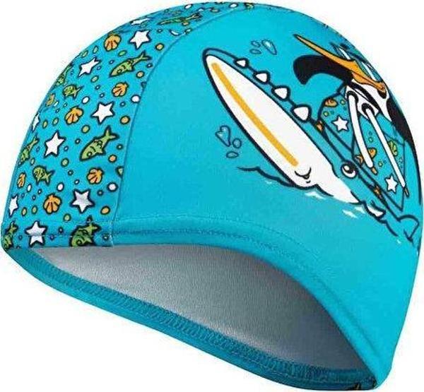 Speedo Printed Poly Cap iu Blue/Green Çocuk Bonesi 8-1224114675 Mavi - Image 1