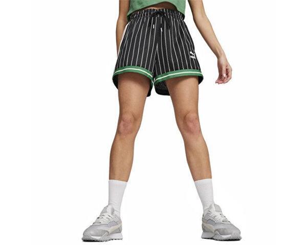 Puma T7 Mesh Kadın Günlük Şort 62434501 Siyah - Image 1