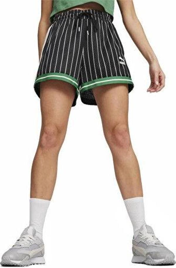 Puma T7 Mesh Kadın Günlük Şort 62434501 Siyah - Image 1