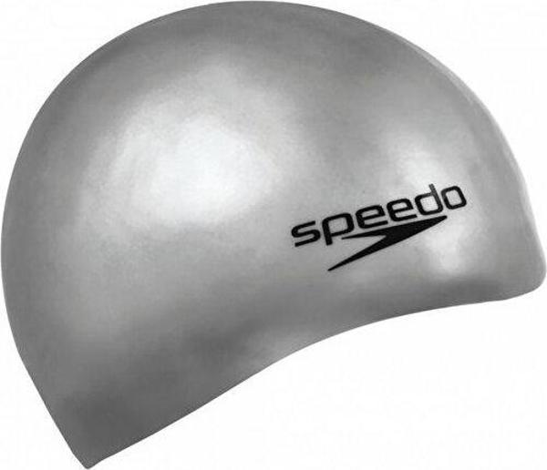 Speedo Silc Moud Cap Au Bone 8-709849086 Gri - Image 1