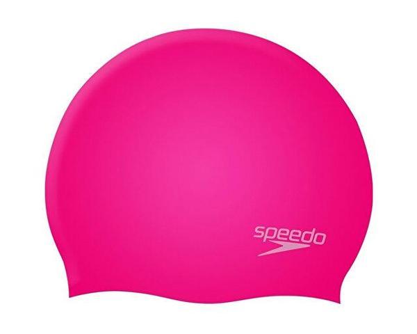 Speedo Moulded Silc Cap Çocuk Silikon Yüzücü Bonesi 8-70990F290 Pembe - Image 1