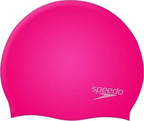 Speedo Moulded Silc Cap Çocuk Silikon Yüzücü Bonesi 8-70990F290 Pembe - Image 1