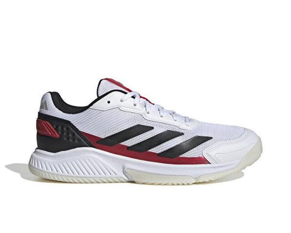 adidas Courtquick Padel M Erkek Tenis Ayakkabısı IE3925 Beyaz - Image 1