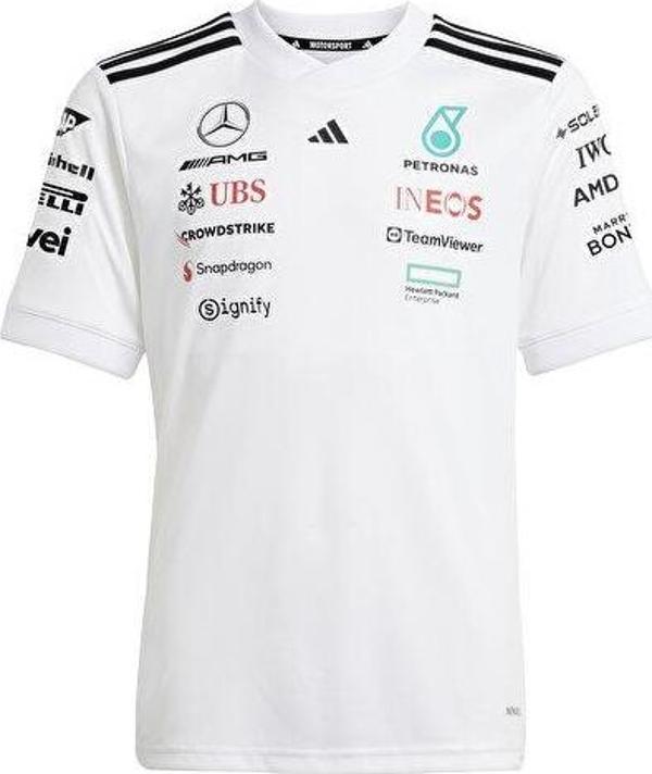 adidas Mer Dr Jsyw Ry Çocuk Pilot Forması JX5803 Beyaz - Image 1