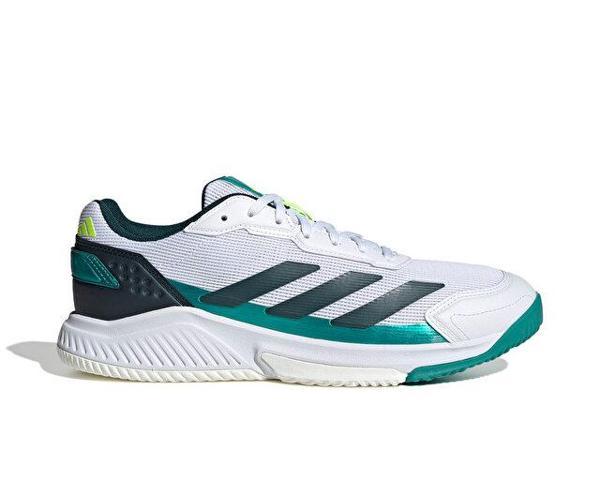 adidas Courtquick Padel M Erkek Tenis Ayakkabısı JP7232 Beyaz - Image 1