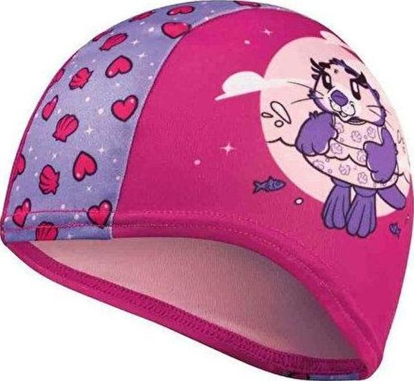 Speedo Printed Poly Cap iu Pink/Purple Çocuk Bonesi 8-1224114676 Pembe - Image 1