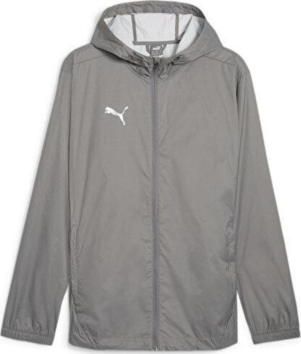 Puma Teamfinal Allweather Jkt Erkek Futbol Antrenman Yağmurluk 65859913 Gri - Image 1
