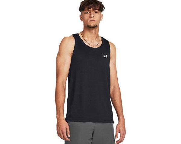 Under Armour Ua Launch Singlet Erkek Koşu Atleti 1382585-001 Siyah - Image 1