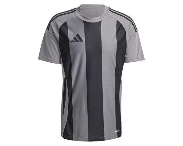 adidas Striped 24 Jsy Erkek Futbol Forması IW2145 Gri - Image 1