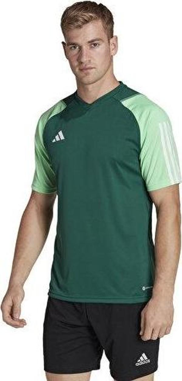 adidas Tiro23 C Jsy Erkek Futbol Maç Forması HU1297 Yeşil - Image 1