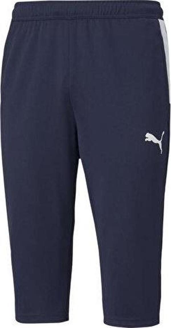 Puma Teamliga Training 3/4 Pants Erkek Günlük Eşofman Altı 65727106 Lacivert - Image 1