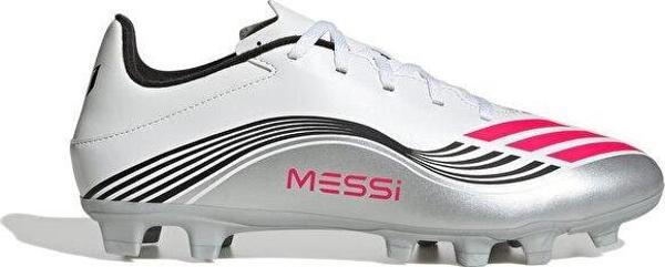 adidas F50 Messi Club Fg/Mg Erkek Çoklu Çim Zemin Kramponu JP7443 Beyaz - Image 1