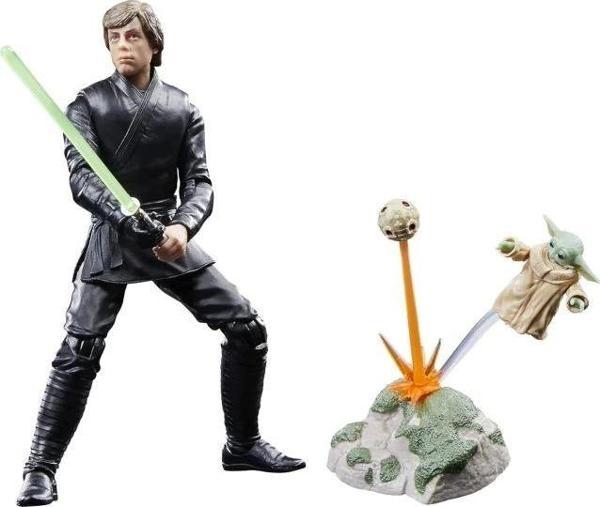 STAR WARS The Black Serisi The Book of Boba Fett Luke Skywalker & Grogu - Image 1