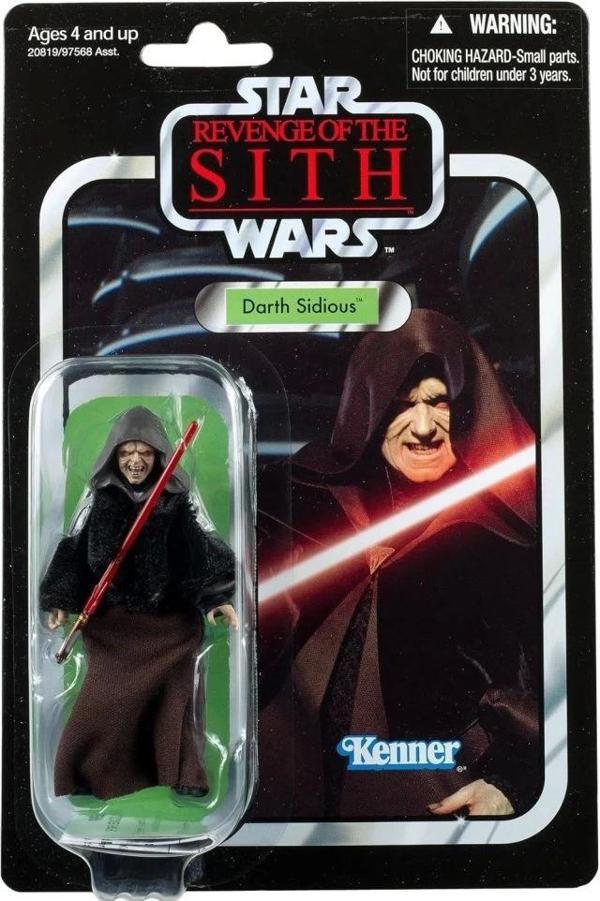 Star Wars Vintage Darth Sidious Figür - Image 1