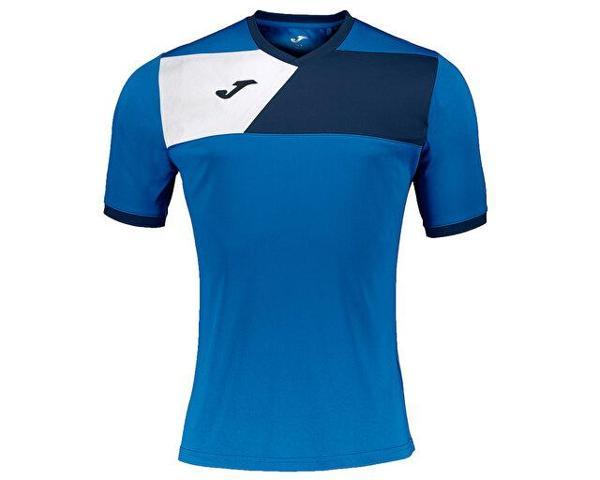 Joma Erkek Futbol Forması Mavi T-Shirt Crew ii Royal-Marino S/S 100611.703 - Image 1