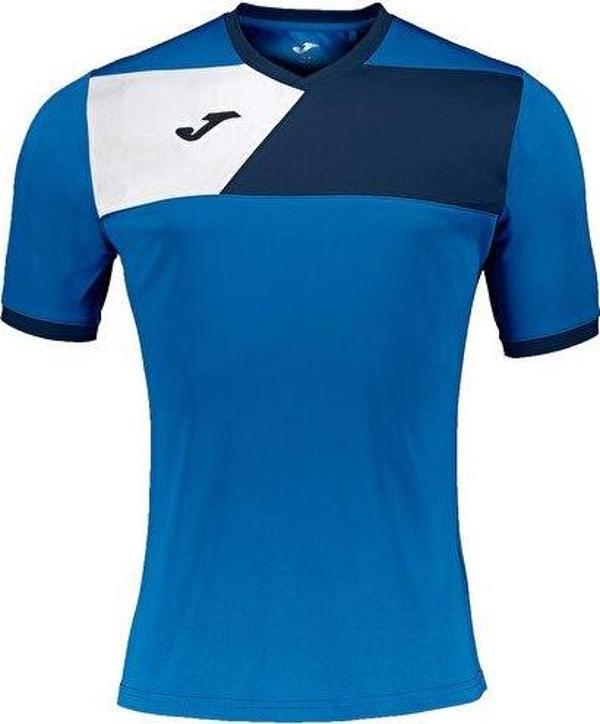 Joma Erkek Futbol Forması Mavi T-Shirt Crew ii Royal-Marino S/S 100611.703 - Image 1
