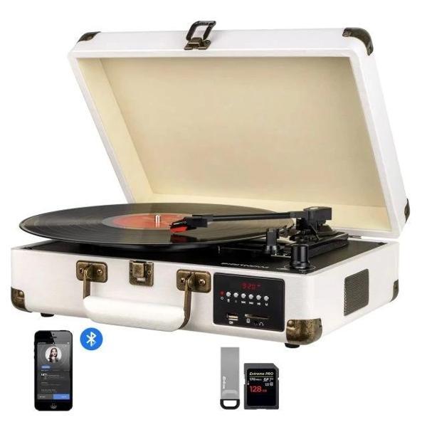 DIGITNOW Vinil Plak Çalar Kablosuz Pikap - Image 1
