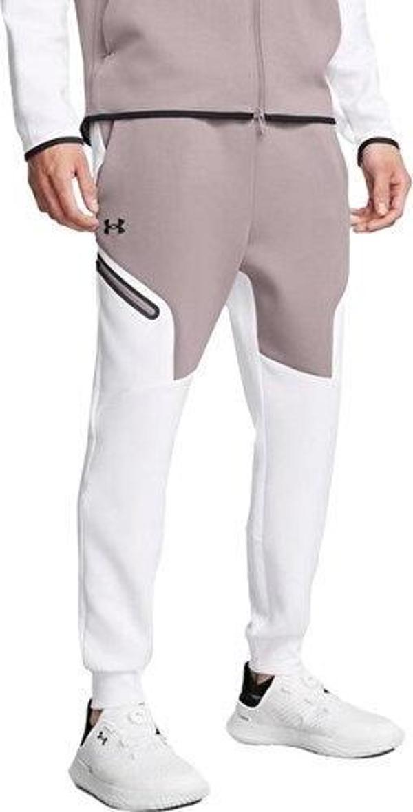 Under Armour Ua Unstoppable Flc Erkek Günlük Eşofman Altı 1389353-015 Beyaz - Image 1