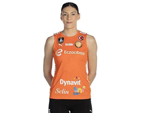 Puma Eczacıbaşı Women Voleybol Jersey Eczacıbaşı Voleybol Forması ECZ-70639520 Turuncu - Image 1