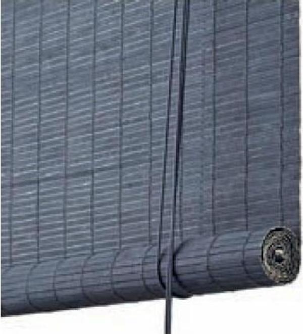 Bahçem Bambu Stor Perde Antrasit 180cm x  60cm - Image 1