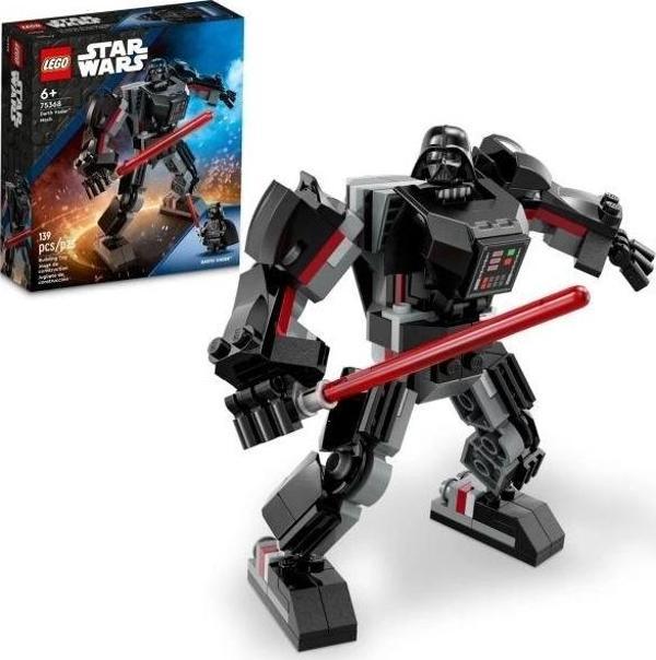 LEGO Star Wars Darth Vader Robot Yapı Aksiyon Figürü 75368 - Image 1