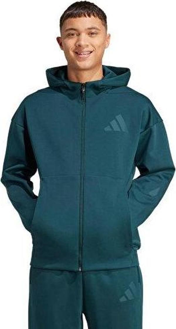 adidas M Z.N.E. Fz Erkek Günlük Ceket KB3709 Yeşil - Image 1