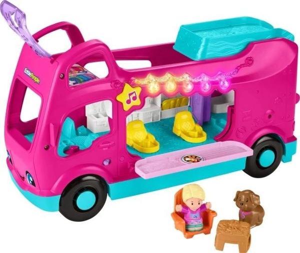 Fisher-Price Küçük İnsanlar Bebek Oyuncak Barbie Rüya Kampçısı Oyun Seti - Image 1