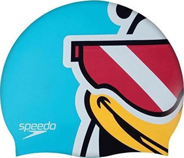 Speedo Printed Character Cap iu Blue Çocuk Bonesi 8-00232606348 Mavi - Image 1