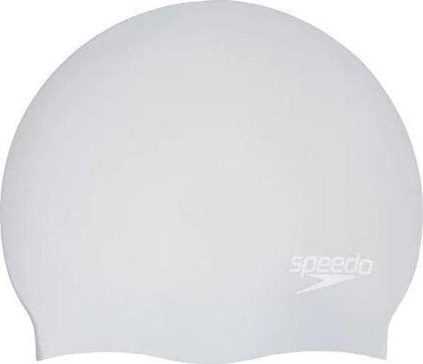 Speedo Long Hair Cap Au Silver/White Bone 8-0616817273 Beyaz - Image 1