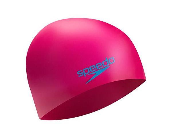 Speedo Long Hair Cap Ju Çocuk Uzun Saç Yüzücü  Bonesi 8-12809F953 Pembe - Image 1