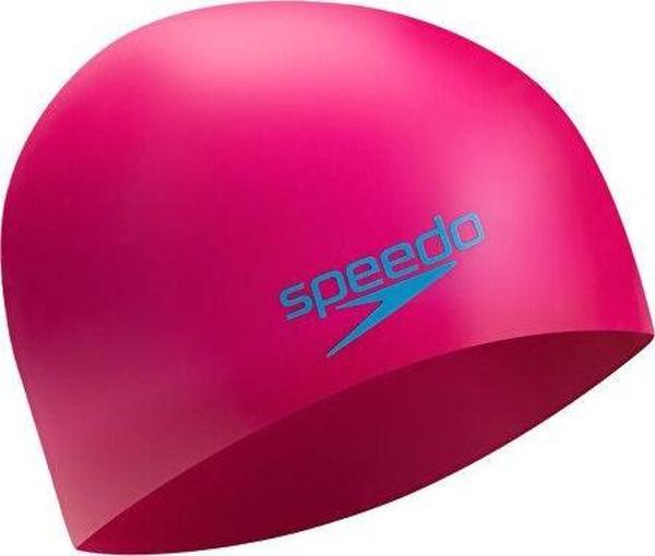 Speedo Long Hair Cap Ju Çocuk Uzun Saç Yüzücü  Bonesi 8-12809F953 Pembe - Image 1