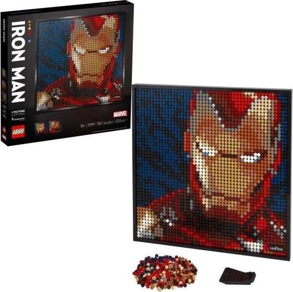 LEGO Art Marvel Stüdyoları Demir Adam 31199 Yapı Seti - Image 1