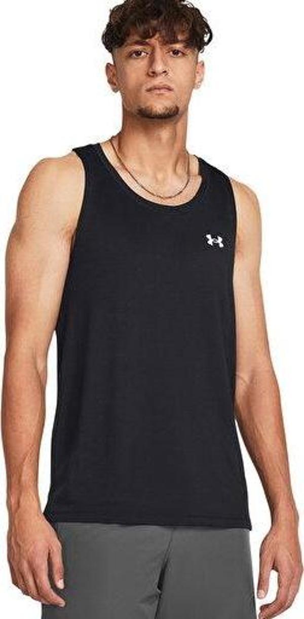 Under Armour Ua Launch Singlet Erkek Koşu Atleti 1382585-001 Siyah - Image 1