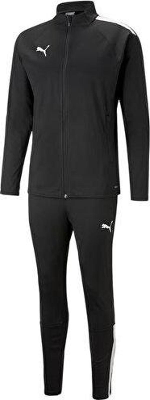 Puma Teamliga Tracksuit Erkek Futbol Antrenman Eşofman Takımı 65852503 Siyah - Image 1