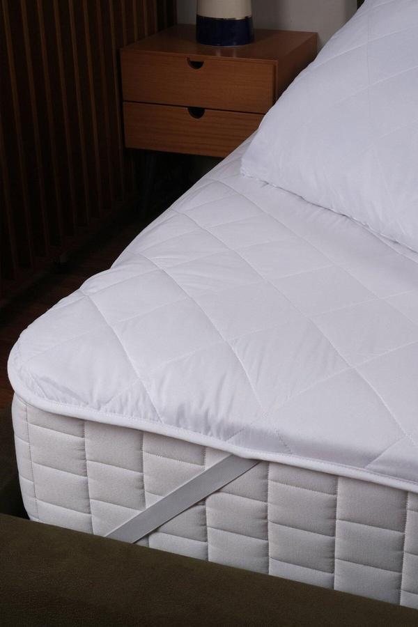 Lawon Quito Serisi Tek Kişilik Kapitone Sıvıgeçirmez Yatak Koruyucu Alez  90X190Cm - Image 1