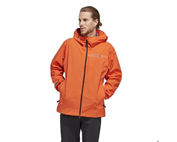 adidas Terrex Multi Rain.Rdy Erkek Yağmurluk HM4052 Turuncu - Image 1