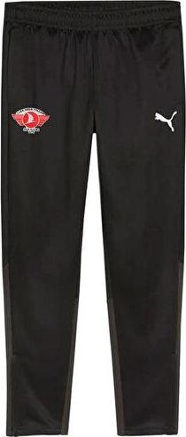 Puma Turk Hava Yolları Pantolon Türk Hava Yolları Erkek Futbol Antrenman Eşofman Altı THY-65863903 Siyah - Image 1