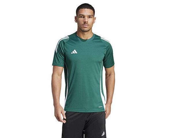 adidas Tiro24 Jsy Erkek Futbol Antrenman Forması IS1017 Haki - Image 1