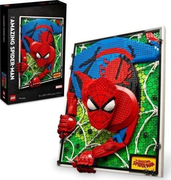 LEGO İnanılmaz Örümcek Adam 31209 Yapım ve Sergileme Ev Dekorasyonu Duvar Sanatı Seti - Image 1