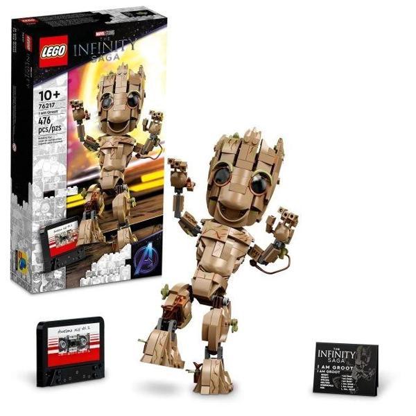 Lego Marvel I Am Groot Yapım Oyuncak Seti (76217) - Image 1