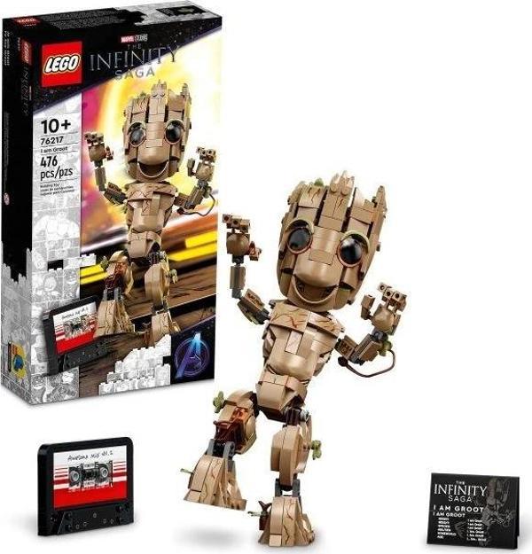 Lego Marvel I Am Groot Yapım Oyuncak Seti (76217) - Image 1